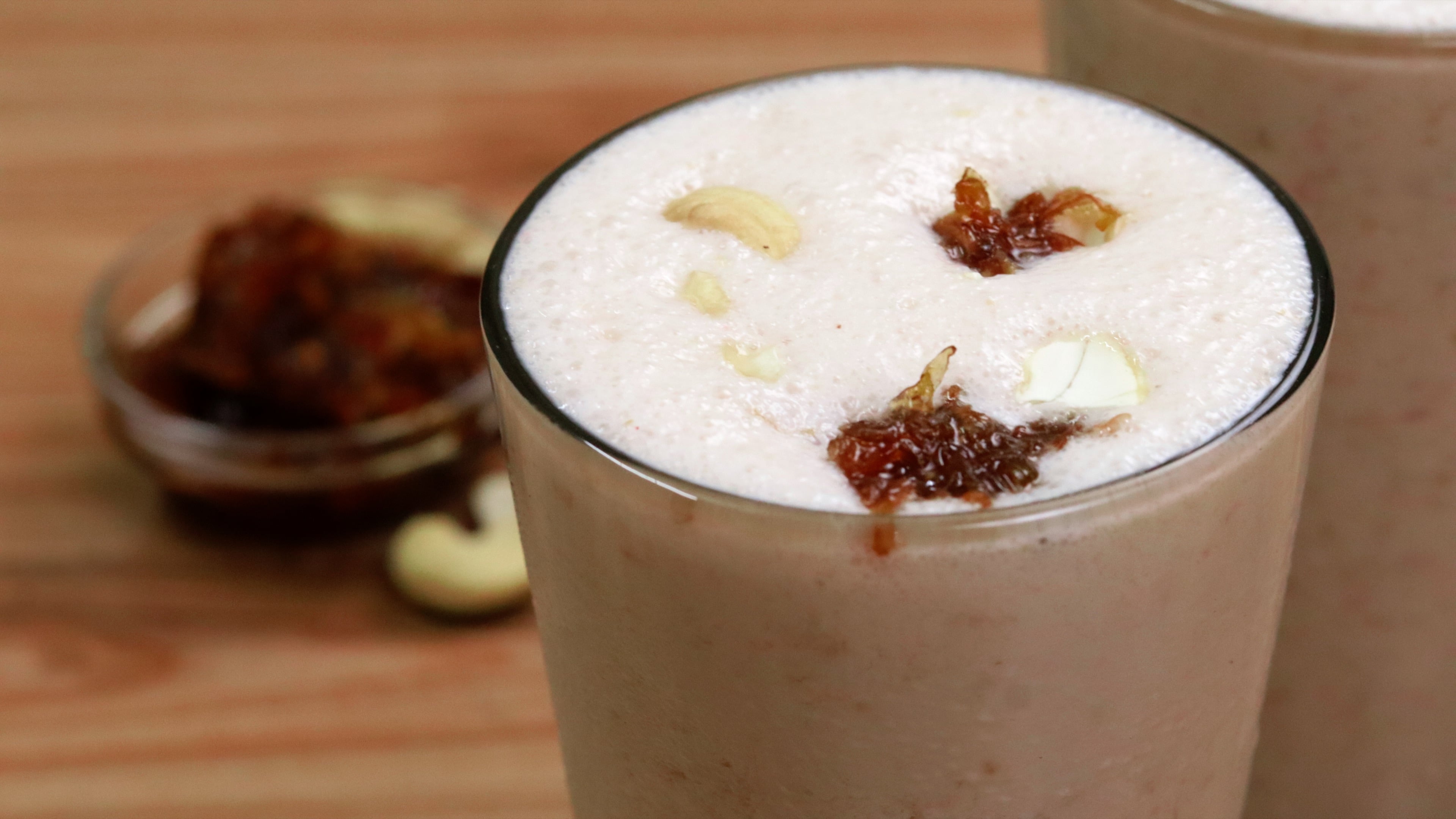 Kaju Gulkand Lassi Recipe - Tasted Recipes