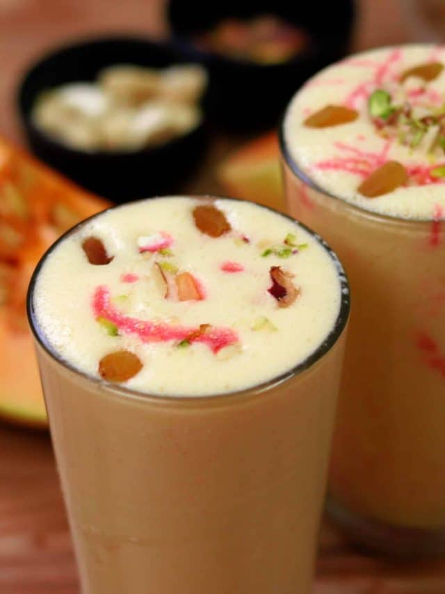 Muskmelon Lassi or Smoothie