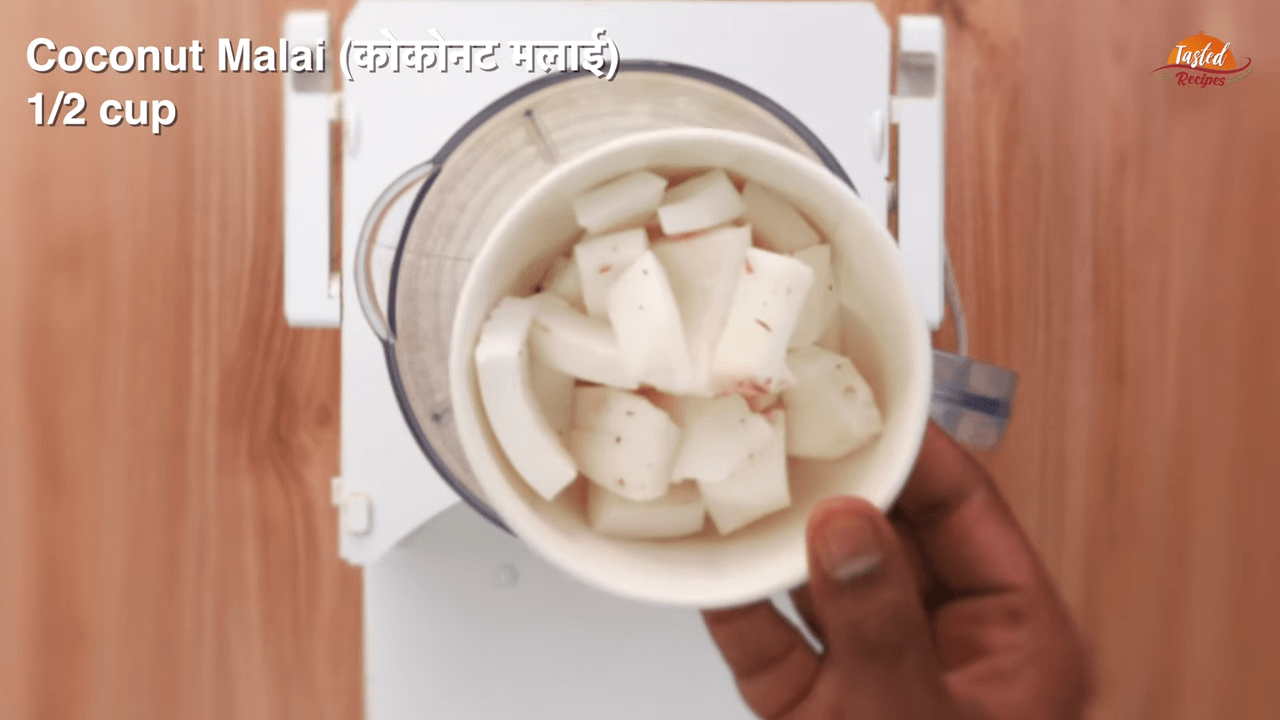 Coconut lassi step 3