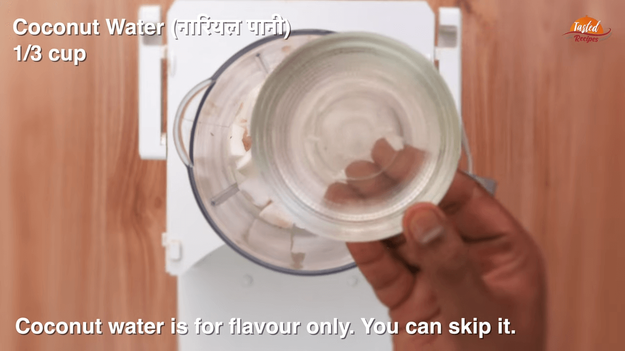 Coconut lassi step 4