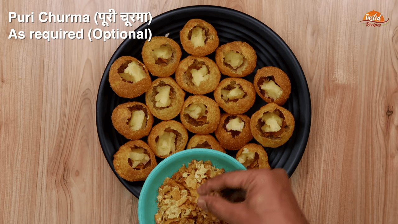 Dahi puri step 3