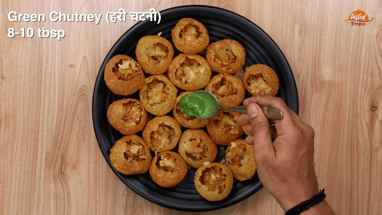 Dahi puri step 4