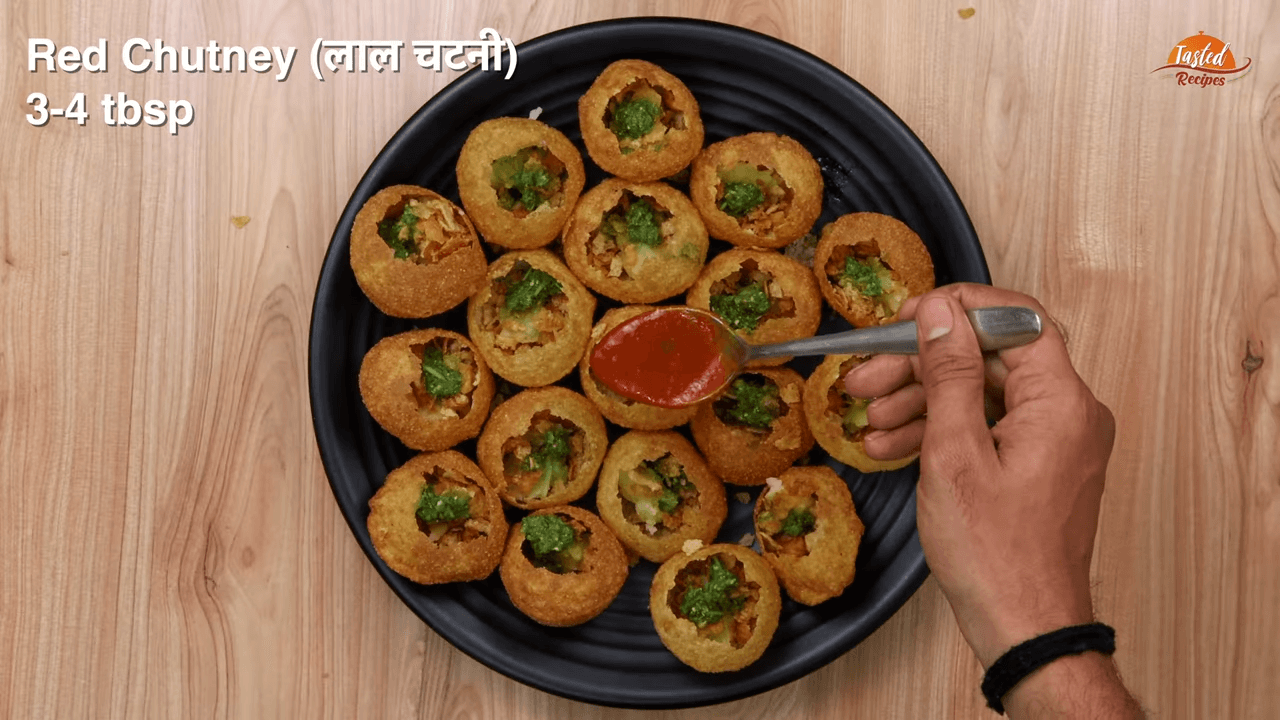 Dahi puri step 5