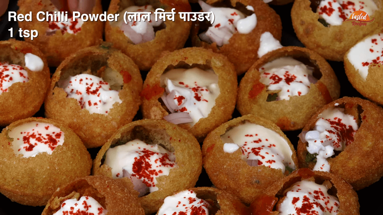 Dahi puri step 9
