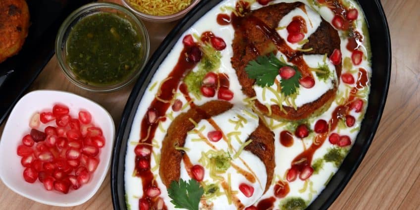 aloo tikki chaat