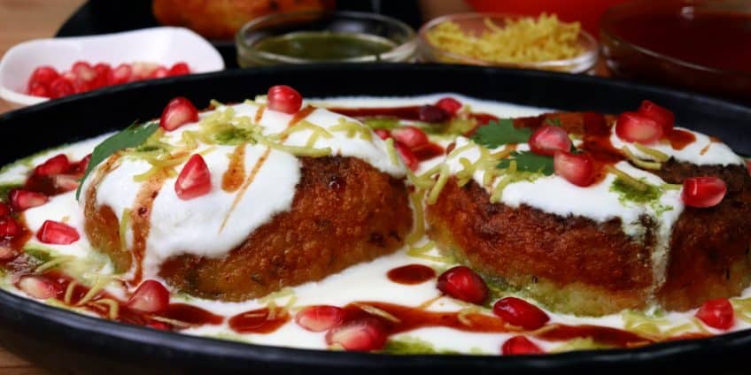 aloo tikki chaat