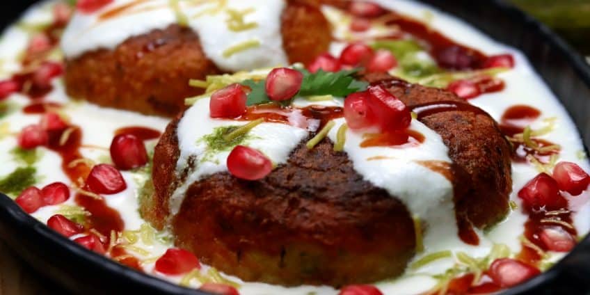 aloo tikki chaat